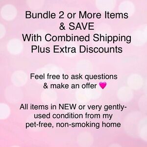 Save $ when you bundle 2+ items